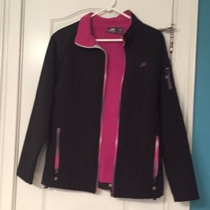 Water resistant wind resistant jacket